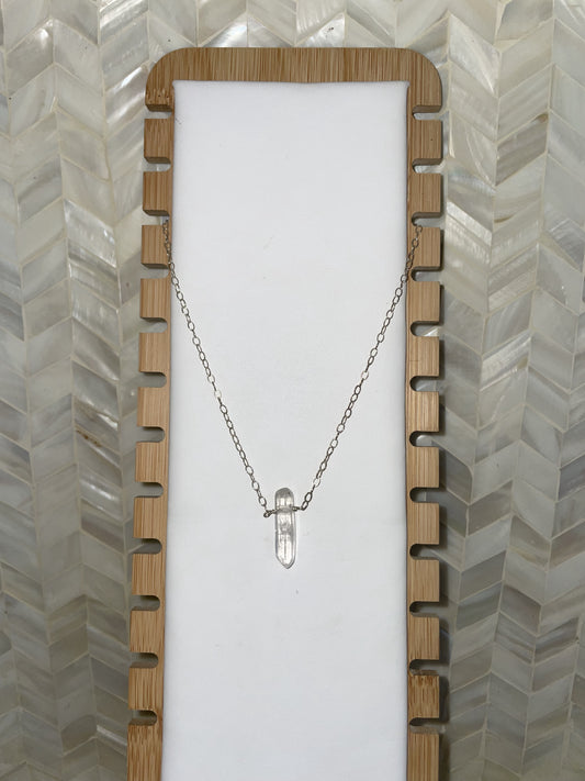 Quarts Necklace | Silver