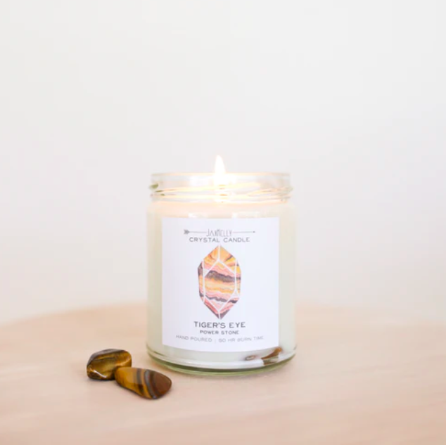 Tiger's Eye Candle